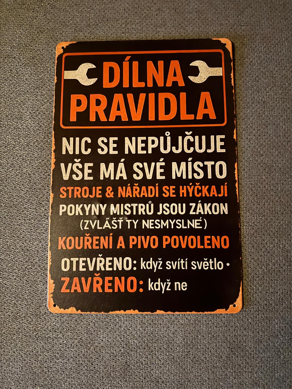 DÍLNA PRAVIDLA