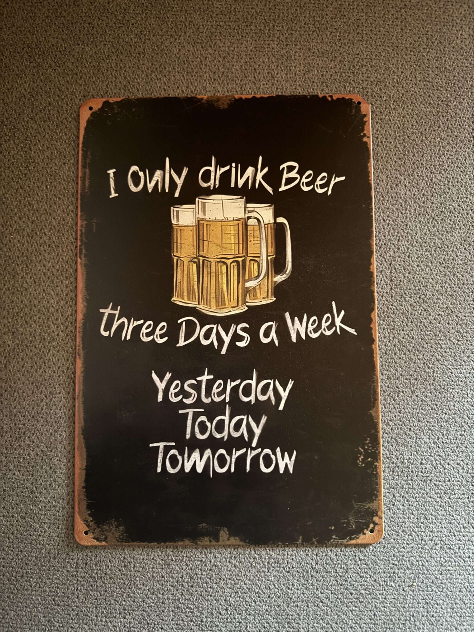 I ONLY DRINK BEER