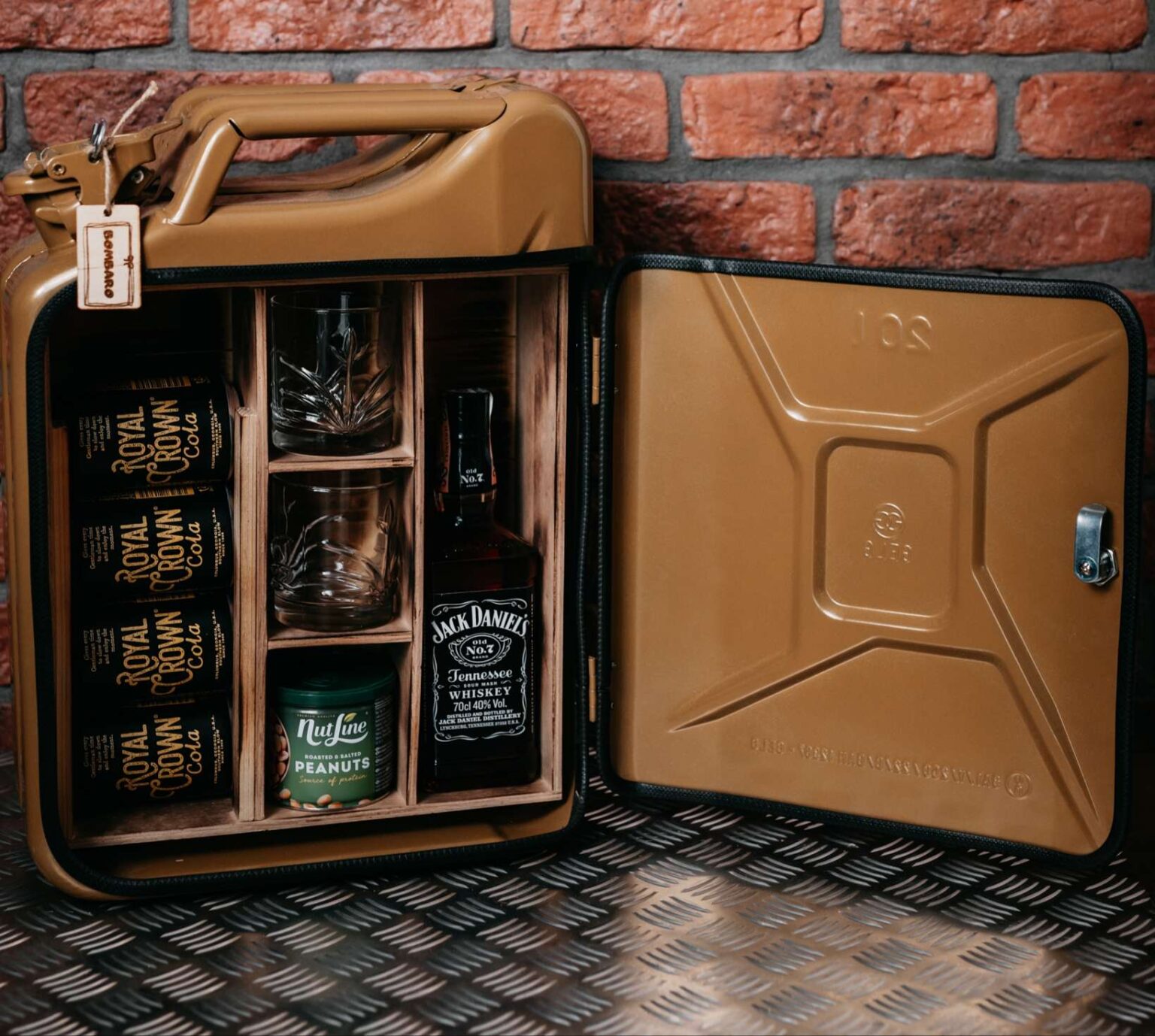Zlato vojenský Kanister bar (Tretinkový model)